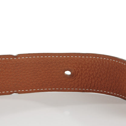Hermes Box Togo 32mm H Belt 85 Black Gold 7 of 13