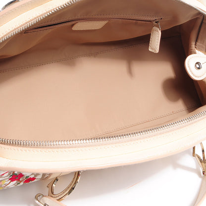 Christian Dior Monogram Vintage Flowers Frame Satchel 6 of 8