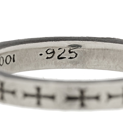 Chrome Hearts Sterling Silver CH NYC Fck You Spacer Ring 61 9.5 4 of 6