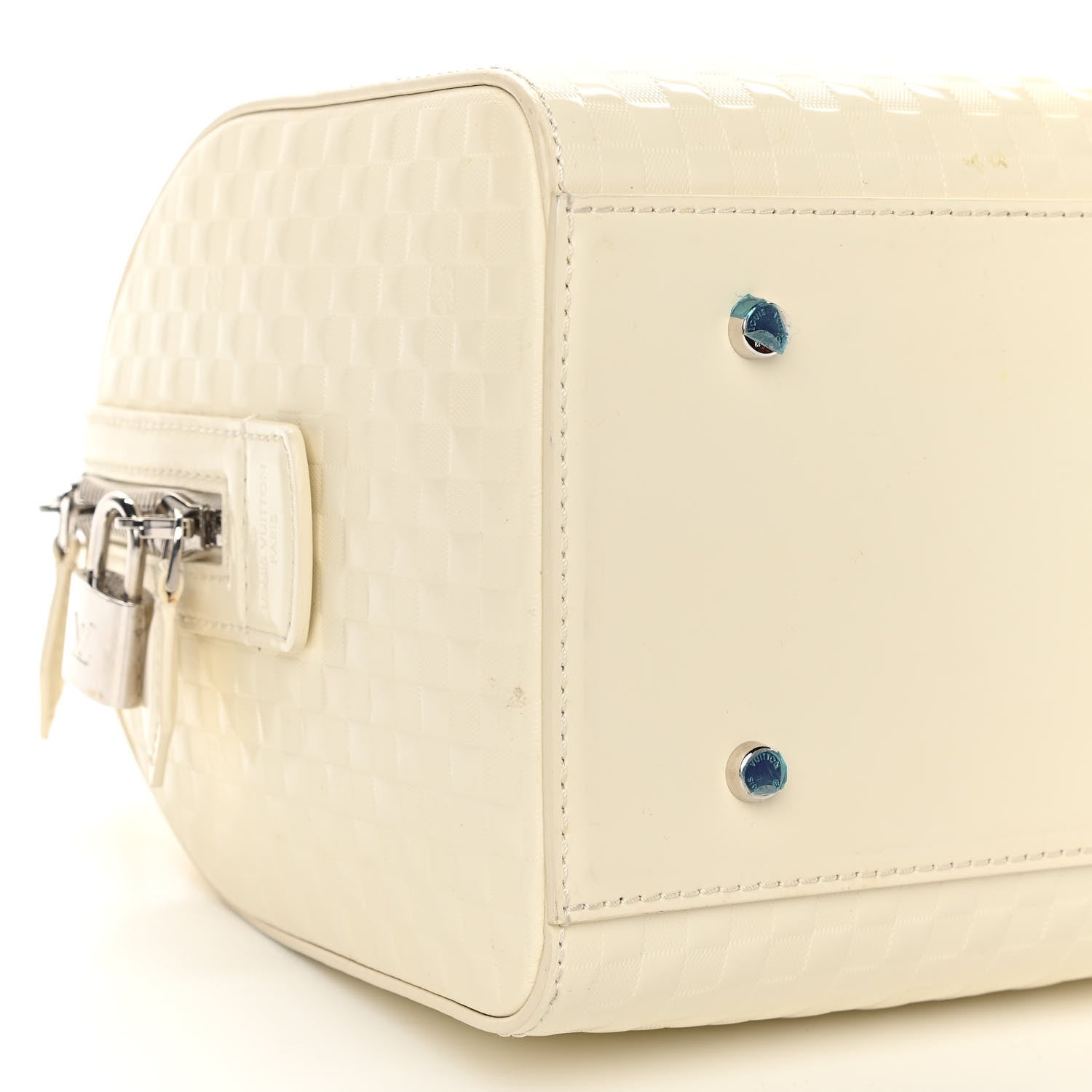 Louis Vuitton Damier Facette Speedy Cube MM Creme 9 of 11