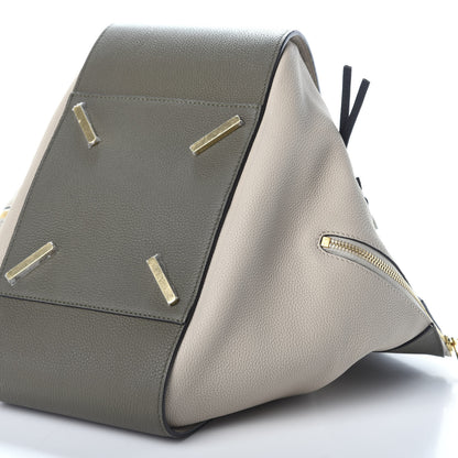 Loewe Calfskin Medium Hammock Shoulder Bag Khaki Green Soft White 8 of 9