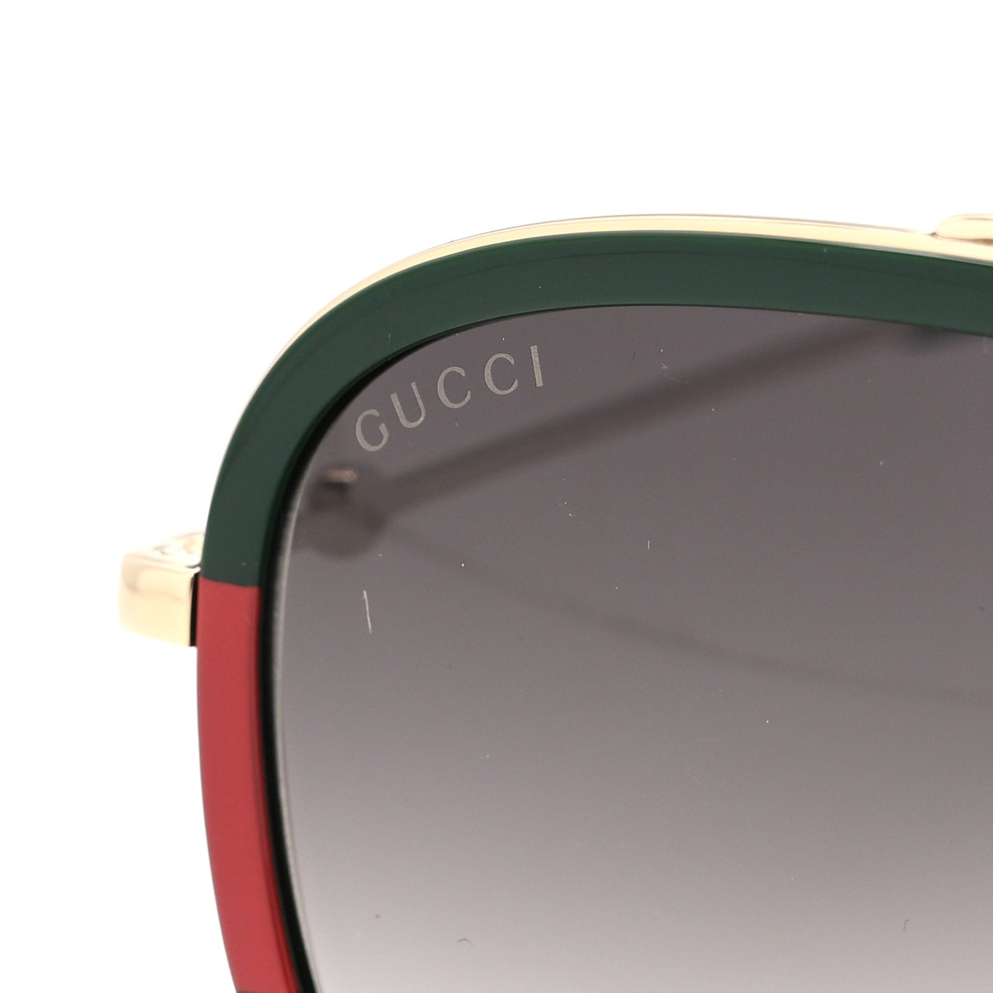 Web Aviator Sunglasses GG0062S Green Red