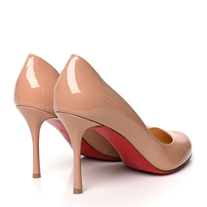 Christian Louboutin Patent Simple 70 Pumps 39 Nude 4 of 9