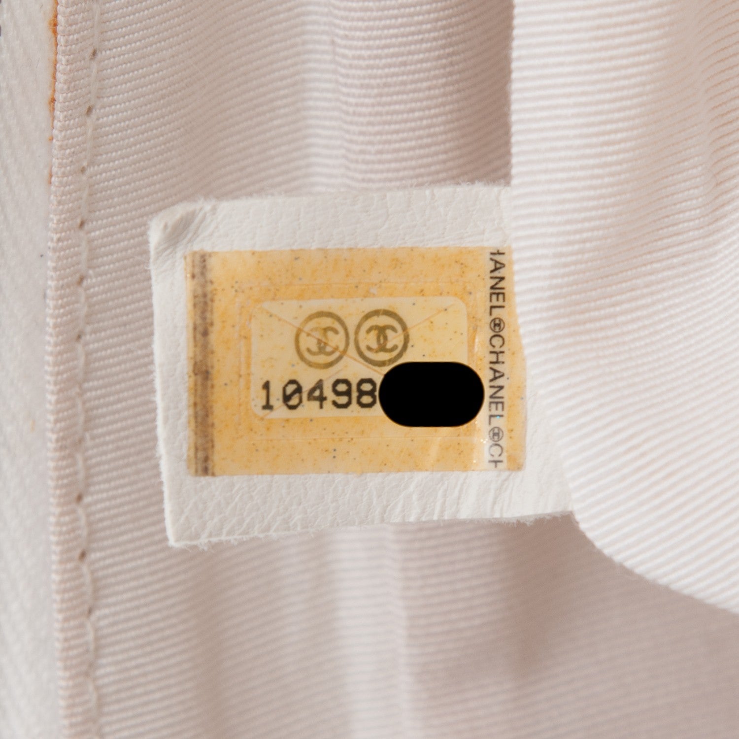 Chanel Calfskin Quilted CC Shoulder White 6 of 6