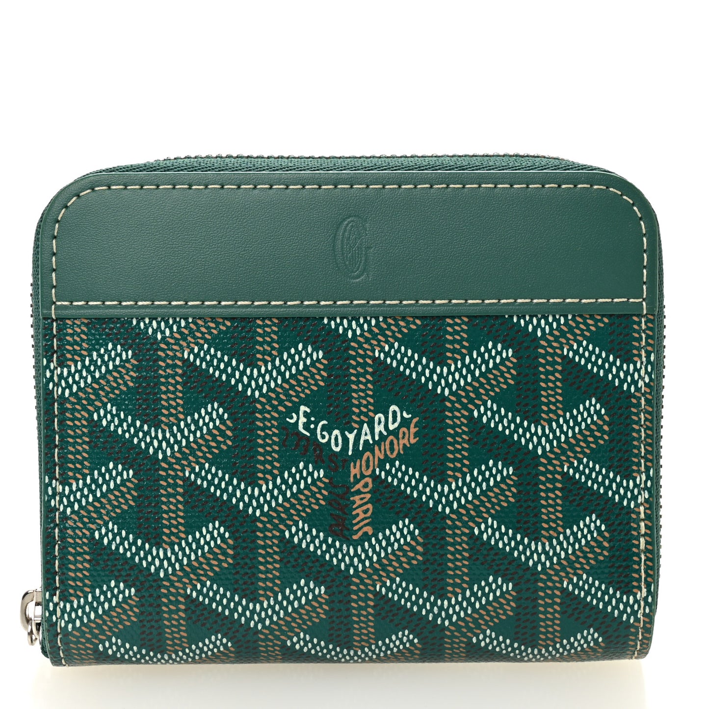 Goyardine Matignon PM Wallet Green