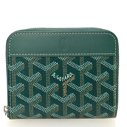 Goyard Goyardine Matignon PM Wallet Green 1 of 6