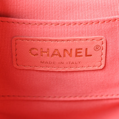 Chanel Lambskin Quilted Small Duma Drawstring Backpack Pink 5 of 10