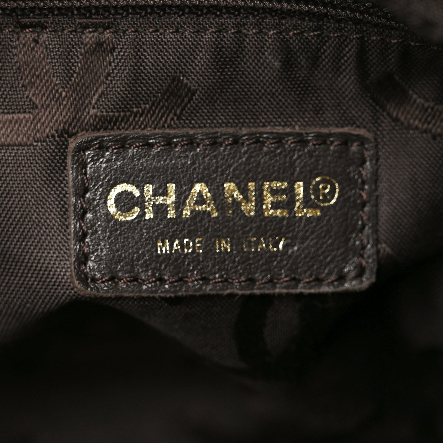 Chanel Caviar CC Wood Chain Hobo Dark Brown 6 of 10