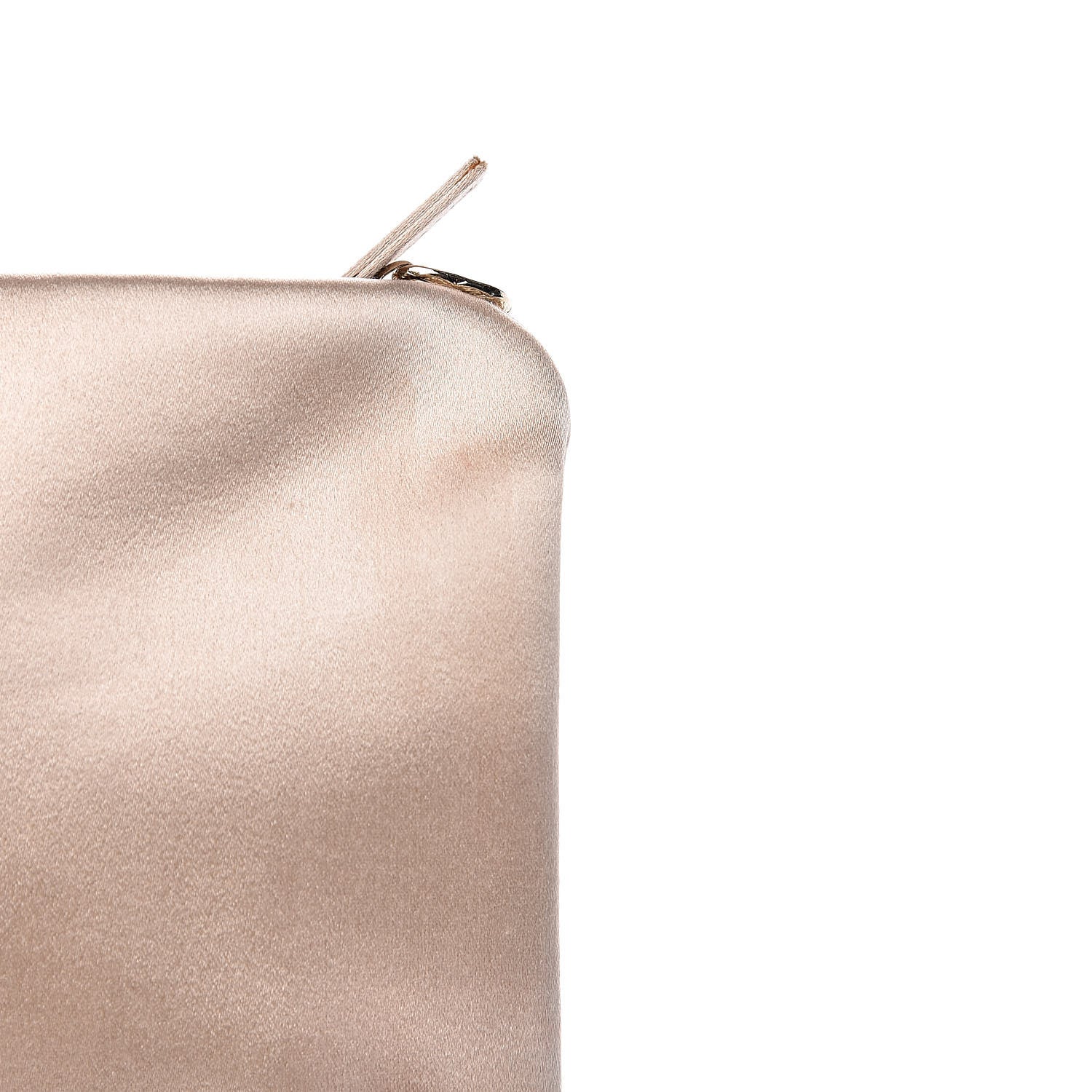 Chanel Satin Diamante Camellia Evening Clutch Bag Light Beige 12 of 12