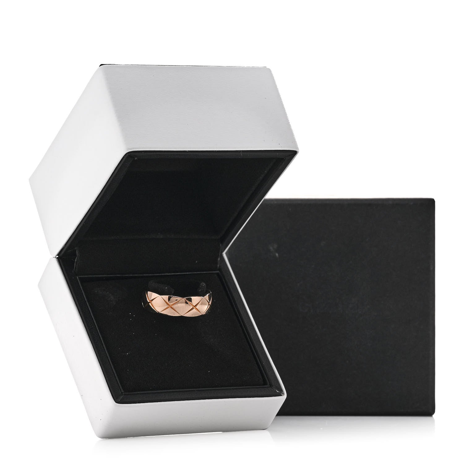 Chanel 18K Beige Gold Small Coco Crush Ring 58 8.5 6 of 6