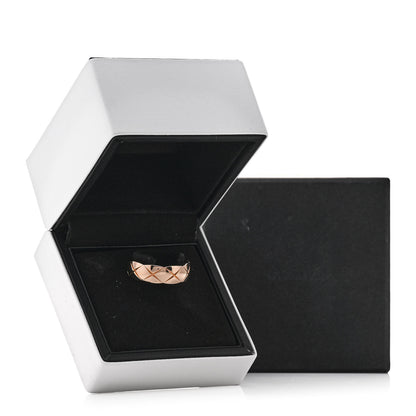 Chanel 18K Beige Gold Small Coco Crush Ring 58 8.5 6 of 6