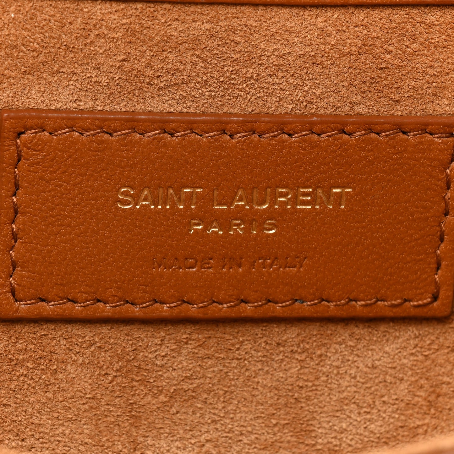 Smooth Calfskin Small Charlie Shoulder Bag Miel Dark