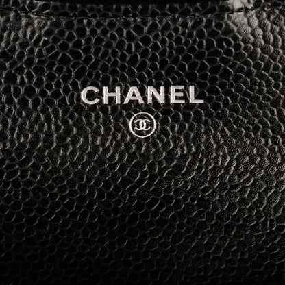 Chanel Caviar Quilted Flap Card Holder Black 6 of 16