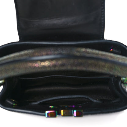 Louis Vuitton Iridescent Stingray Capucines Mini Black Multicolor 4 of 8