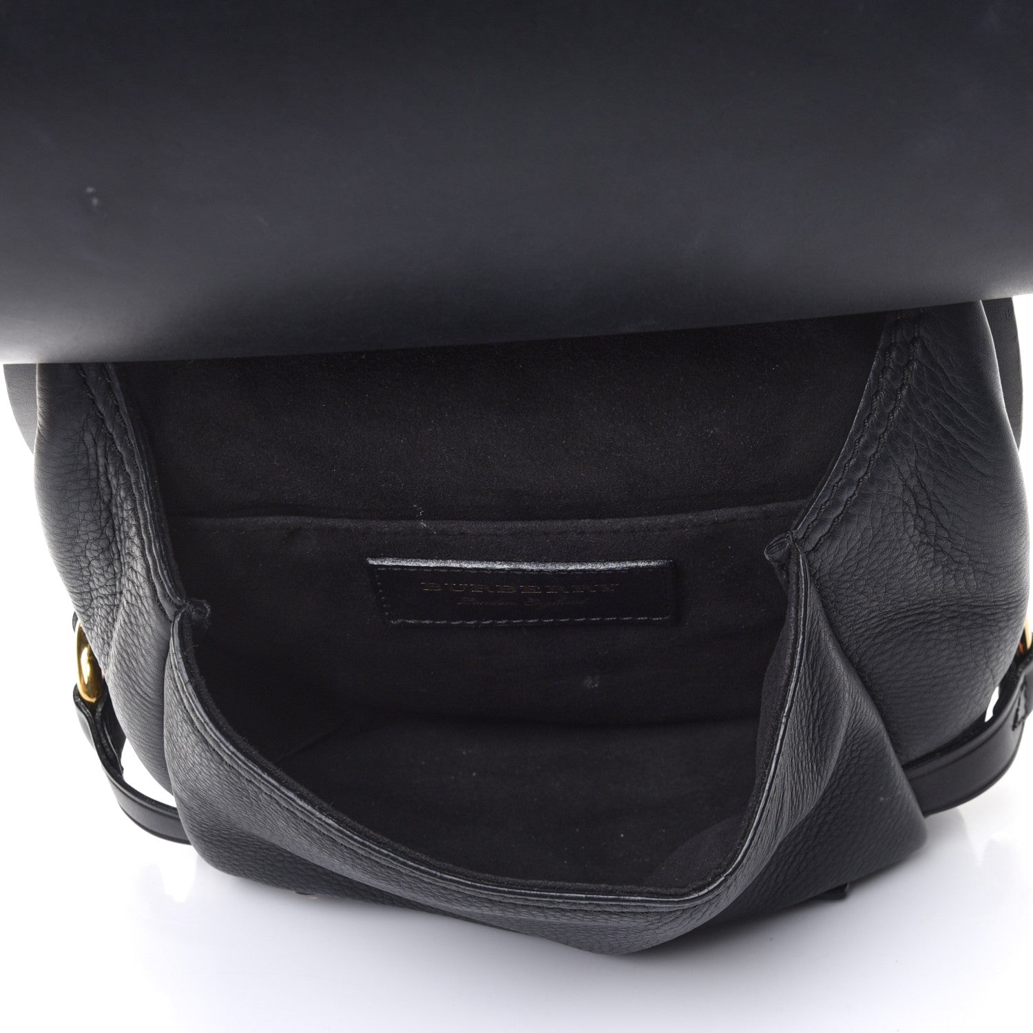 Burberry Calfskin Studded Bridle Satchel Black 4 of 5