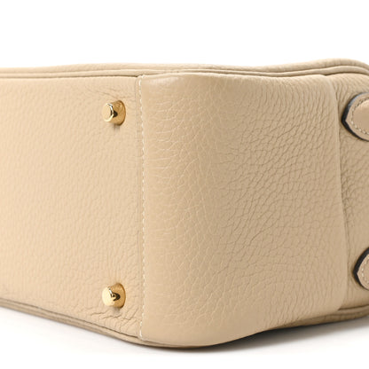 Hermes Taurillon Clemence Mini Lindy 20 Trench 9 of 10