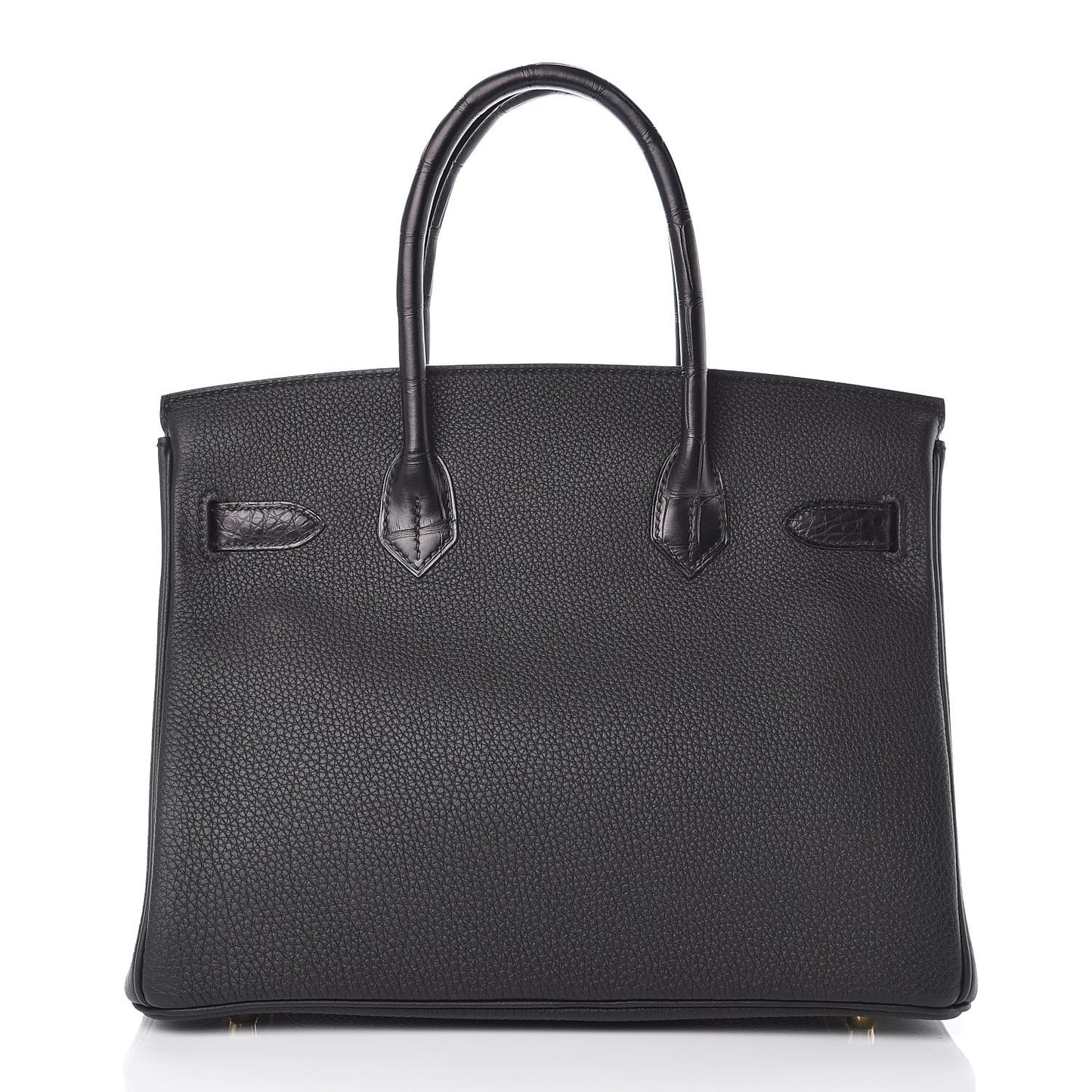 Togo Matte Alligator Birkin Touch 30 Black