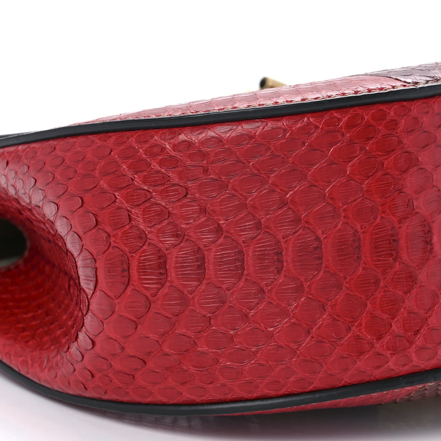Snakeskin Drew Shoulder Bag Brown Multicolor
