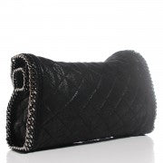 Stella McCartney Shaggy Deer Quilted Small Falabella Tote Black 3 of 18