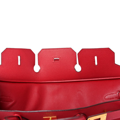 Hermes Epsom Birkin 40 Rouge Vif 18 of 51