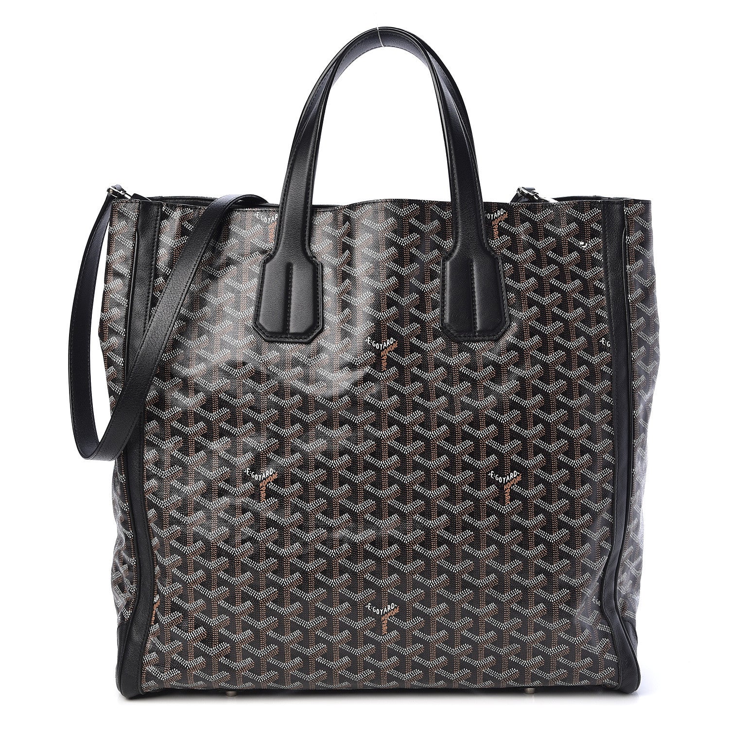 Goyard Goyardine Voltaire Tote Black 2 of 12