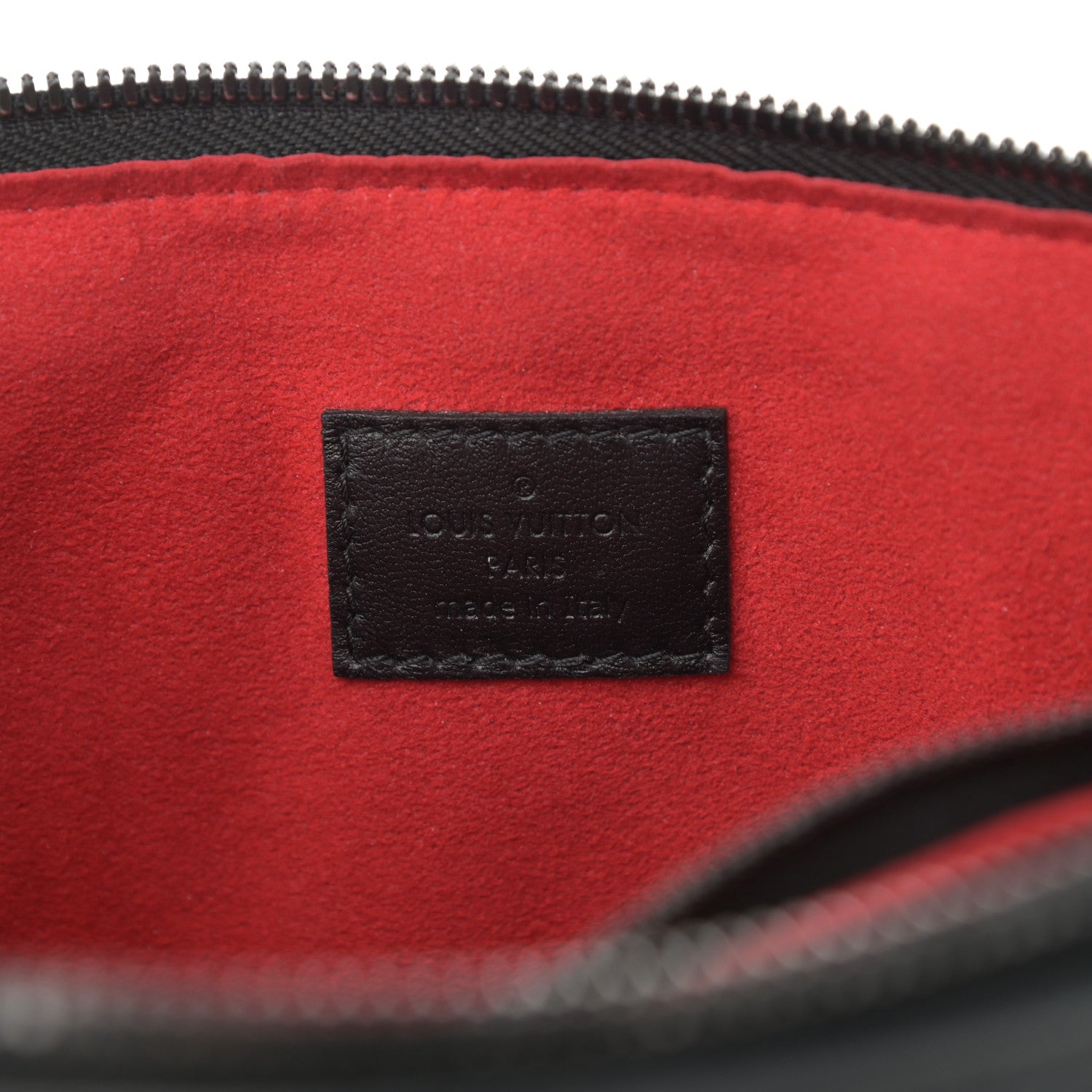 Louis Vuitton Lambskin Embossed Monogram Coussin PM Black White 6 of 8