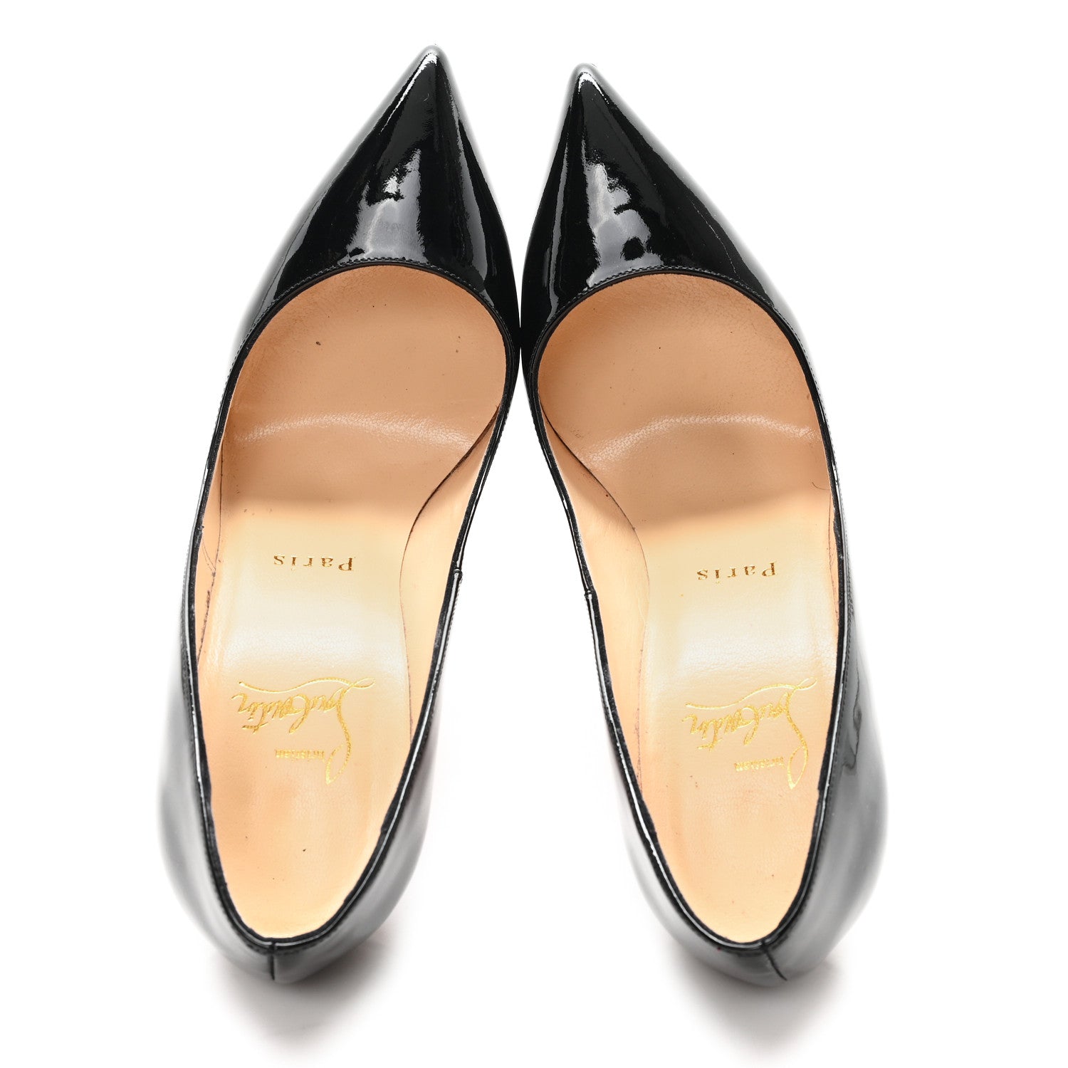 Christian Louboutin Patent Pigalle 120 Pumps 36 Black 2 of 9