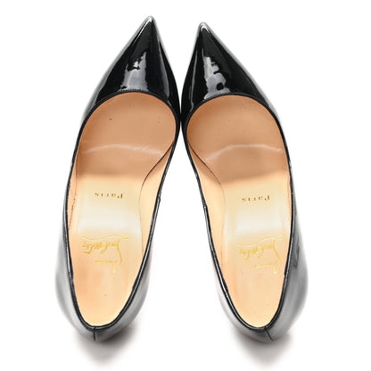 Christian Louboutin Patent Pigalle 120 Pumps 36 Black 2 of 9