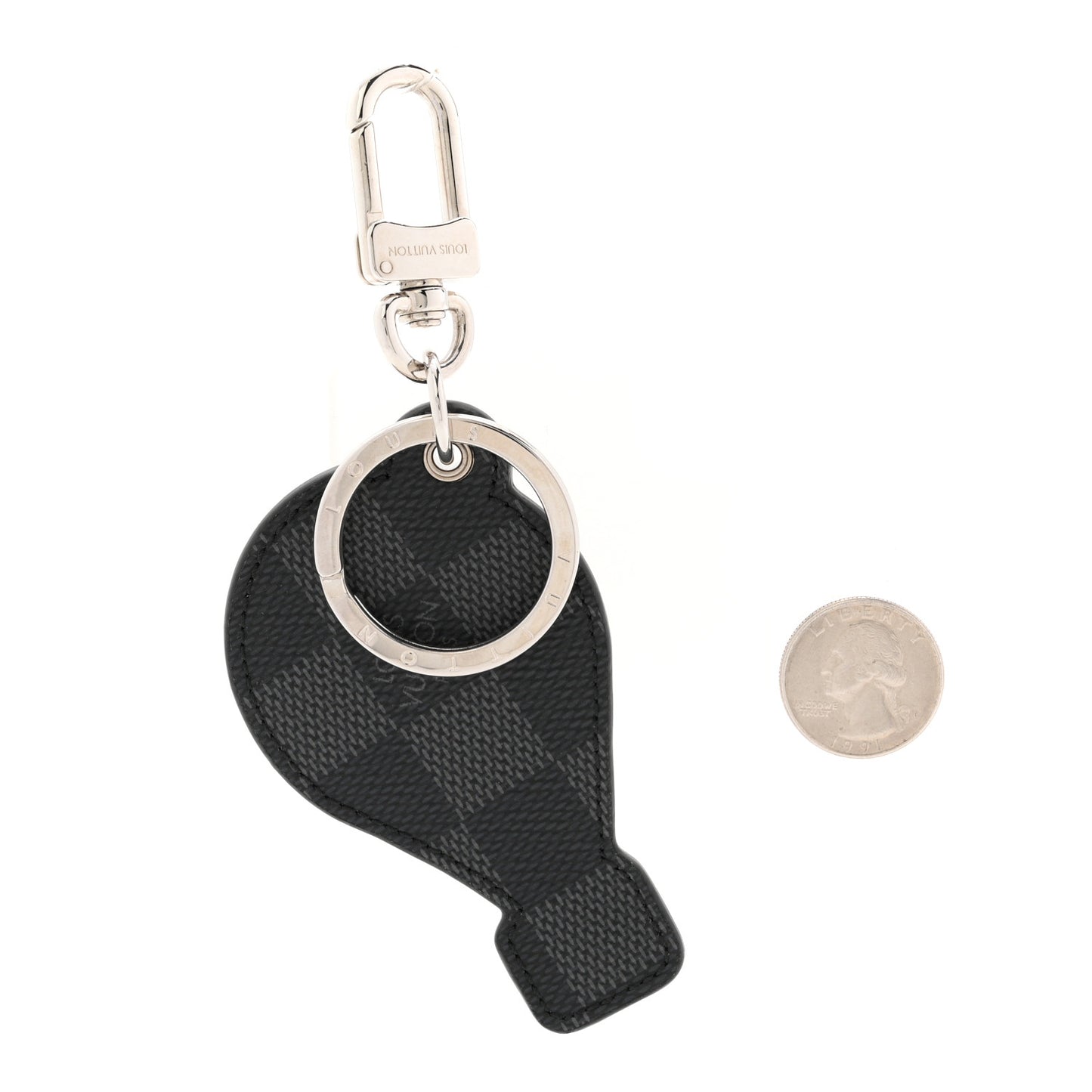 Damier Graphite Map Illustre Balloon Bag Charm Key Holder
