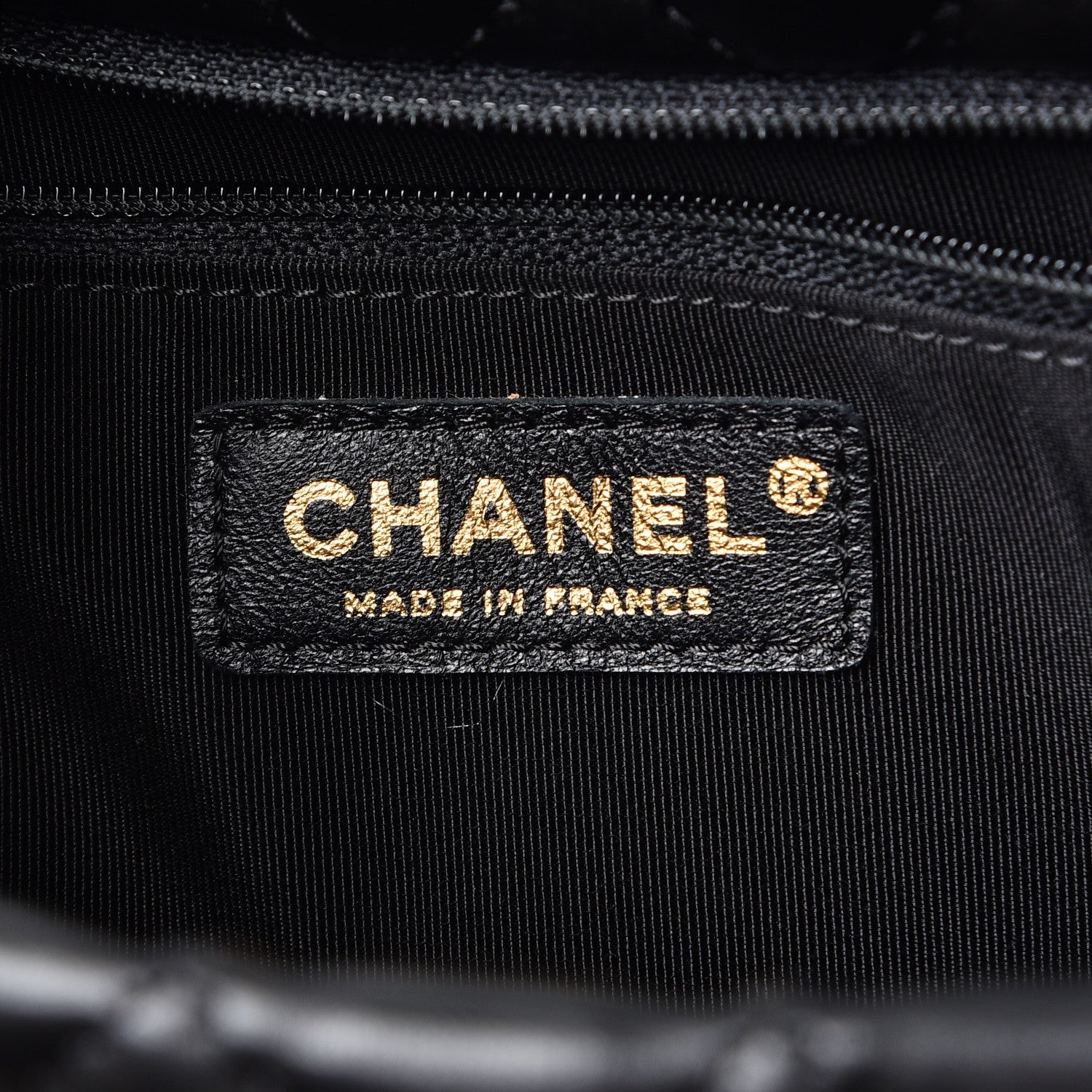 Chanel Lambskin Quilted Large Fluffy CC Shopping Tote Black 7 of 8
