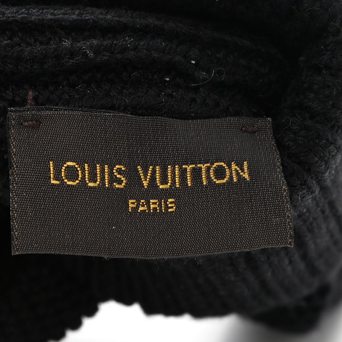 Wool Logo Gloves Black