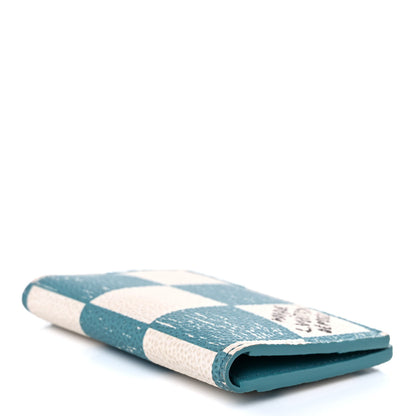 Louis Vuitton Damier Checkerboard Pocket Organizer Teal 4 of 7