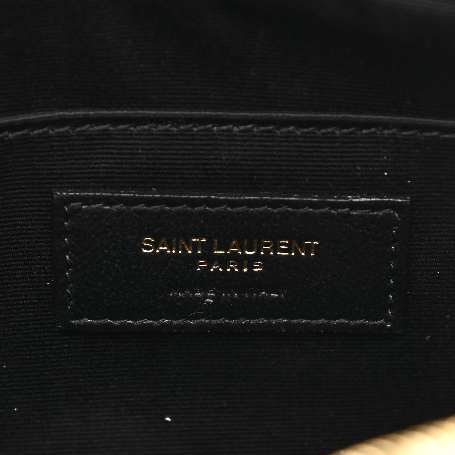 Saint Laurent Calfskin Matelasse Monogram Lou Camera Bag Dark Beige 5 of 9