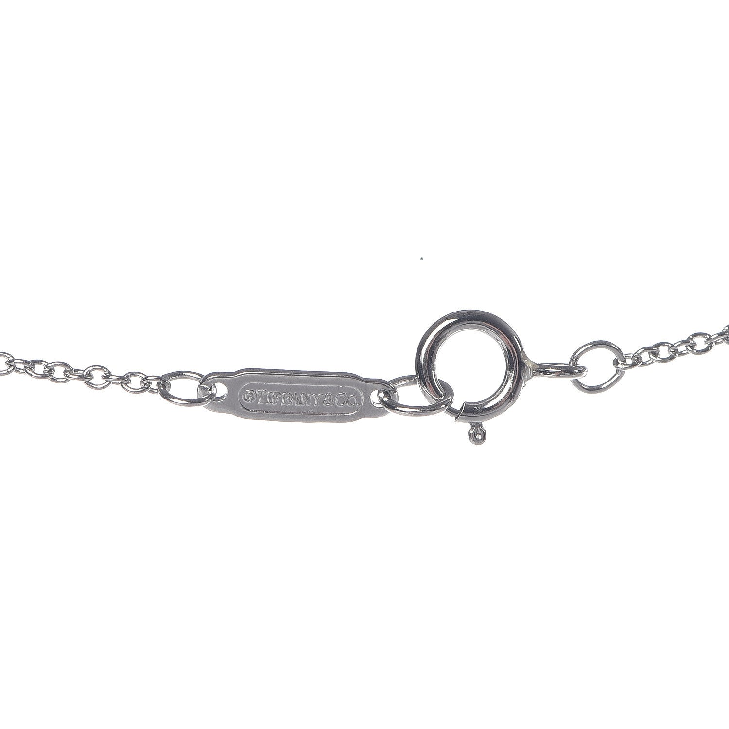 Tiffany Platinum Diamond Enchant Flower Pendant Necklace 5 of 7