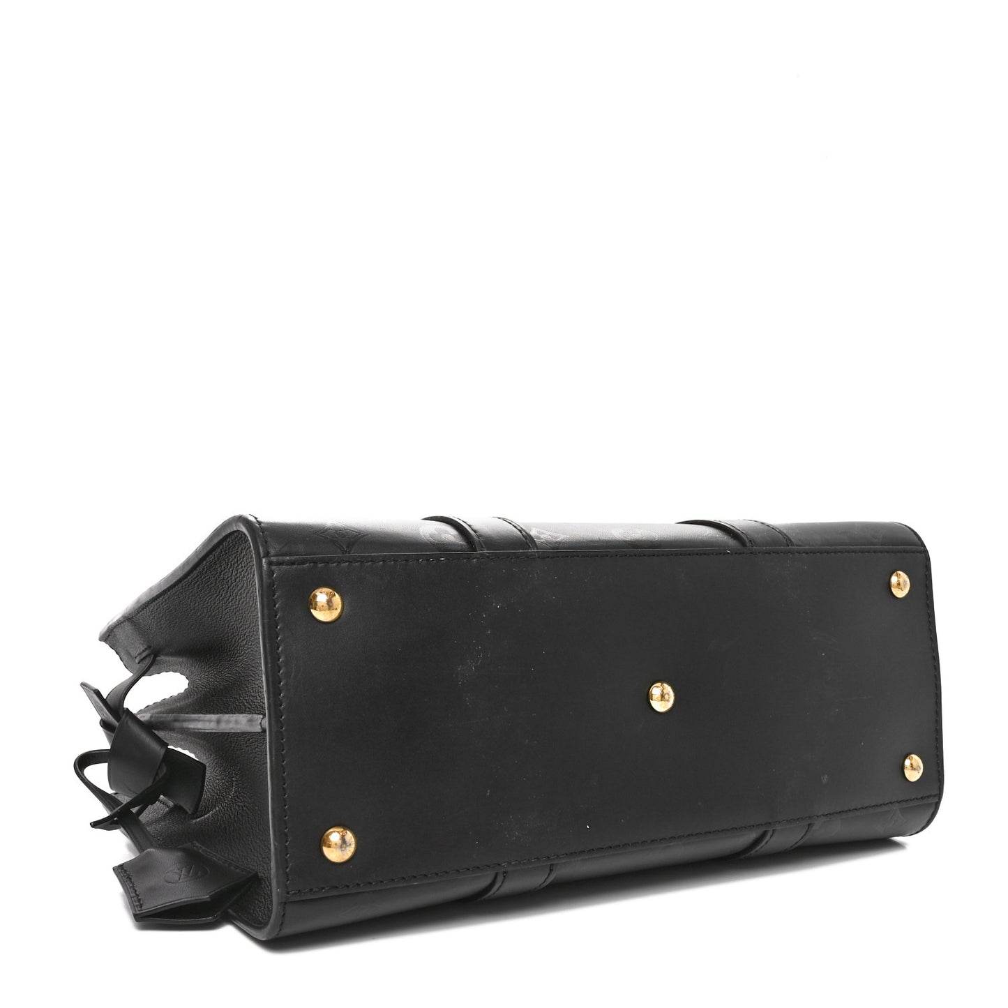 Monogram Cuir Plume Very Tote MM Black