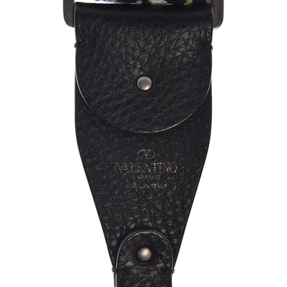 Valentino Garavani Canvas Native Couture Embroidered Rockstud Guitar Strap 3 of 4