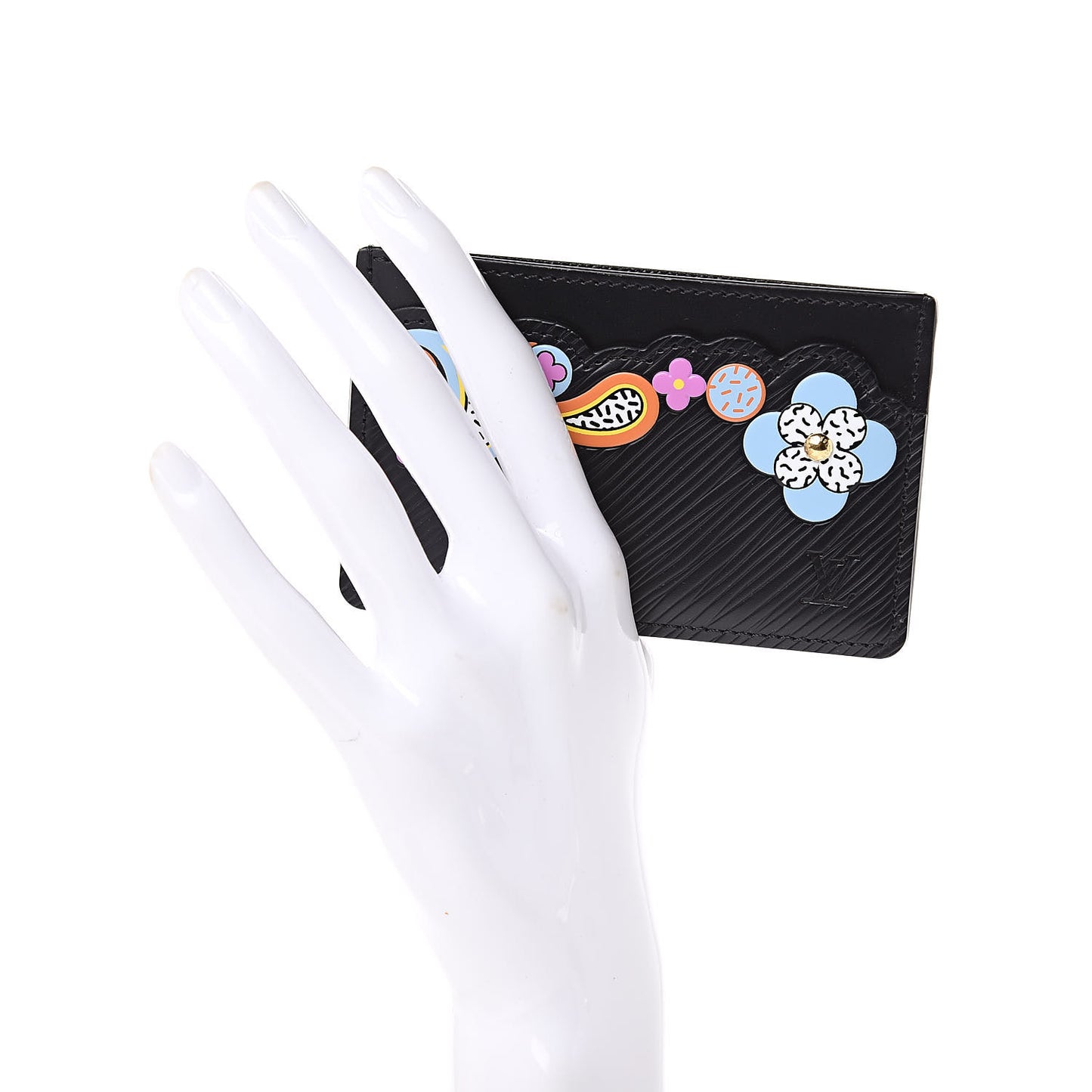 Epi Flower Remix Card Holder Black