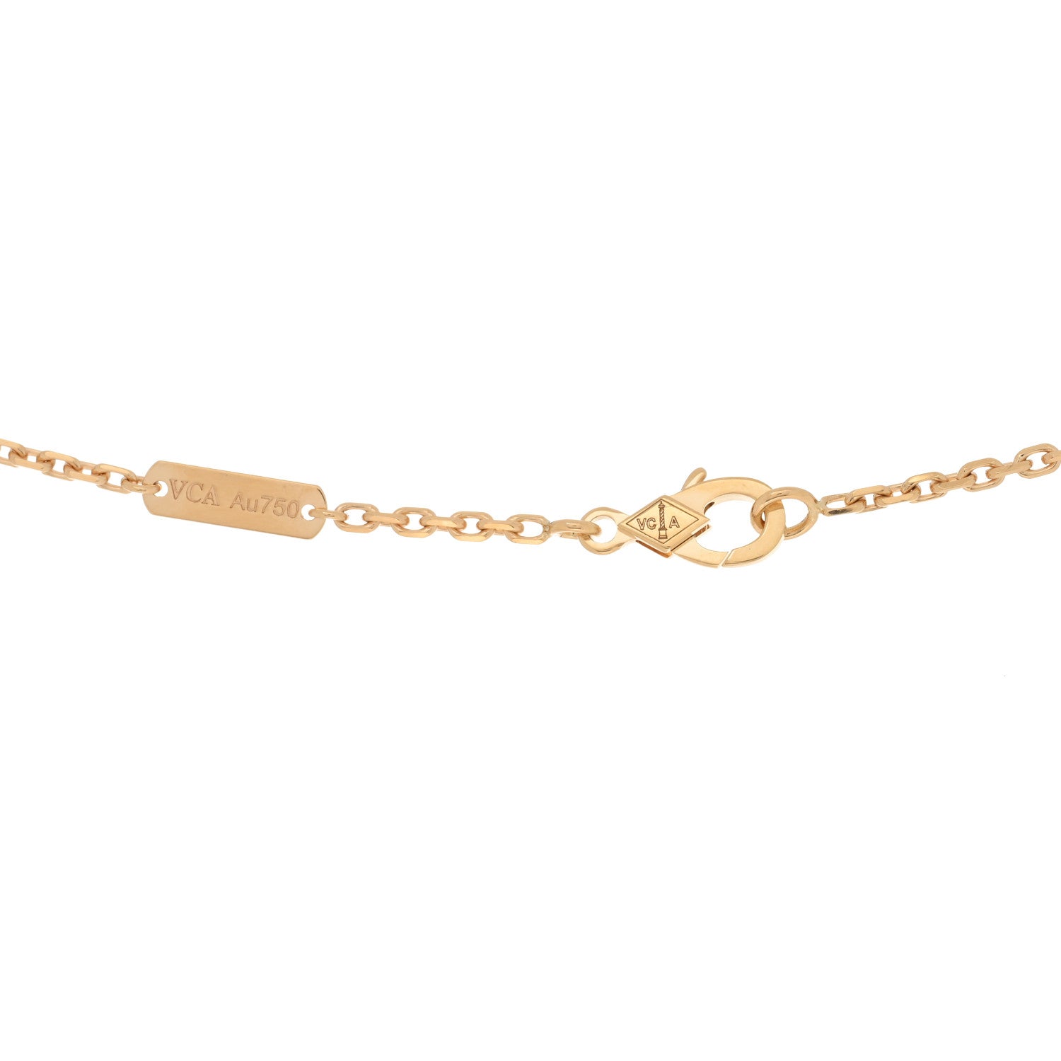 Van Cleef & Arpels 18K Yellow Gold Zodiac Leo Pendant Necklace 4 of 5
