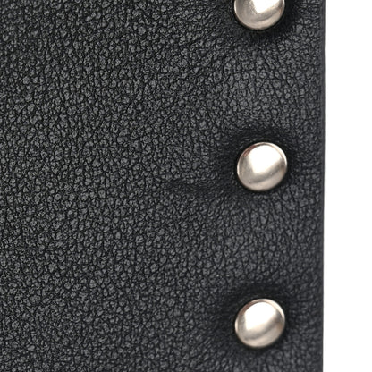 Valentino Garavani Vitello Large Rockstud Envelope Clutch Black 7 of 8