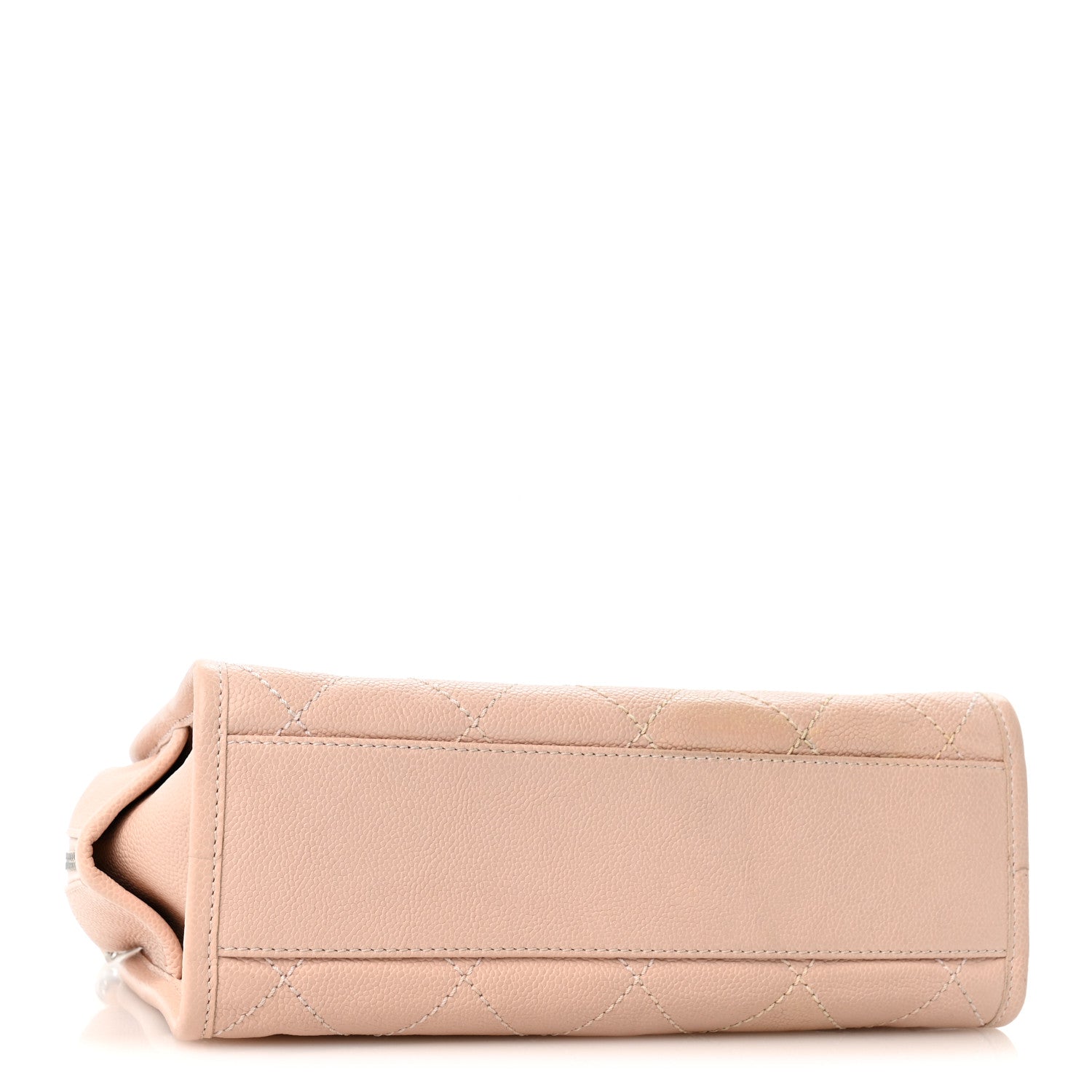 Chanel Caviar Quilted Small Deauville Bowling Bag Light Pink 4 of 13