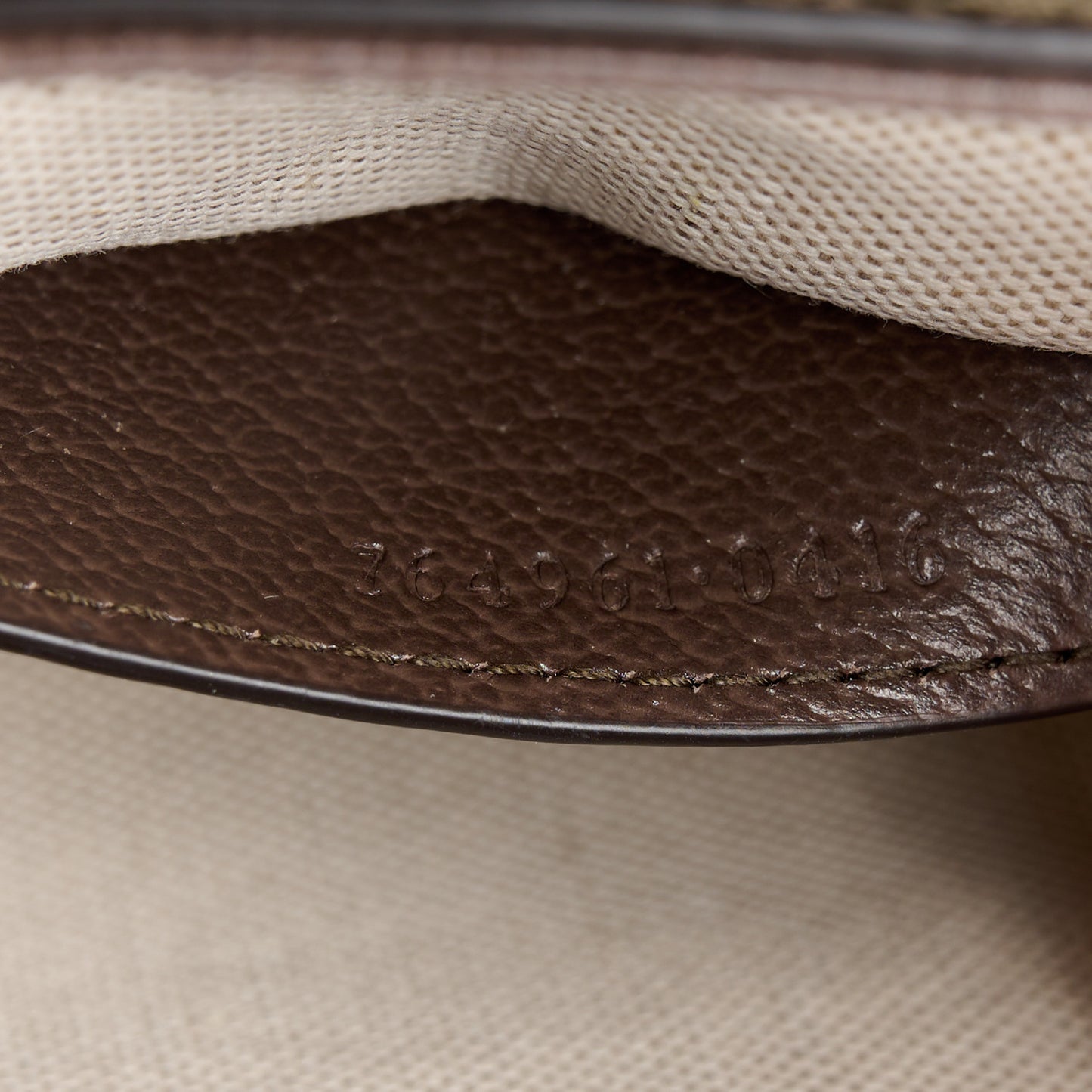 GG Supreme Monogram Textured Dollar Calfskin Web Mini Ophidia Envelope Shoulder Bag Beige Ebony