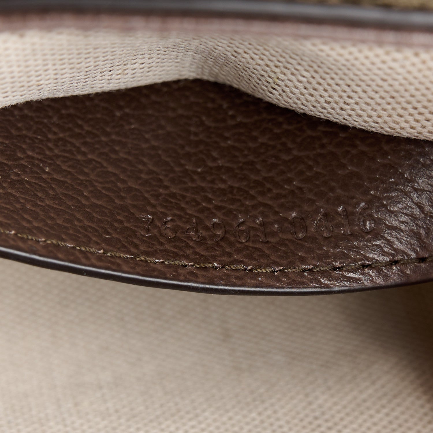 Gucci GG Supreme Monogram Textured Dollar Calfskin Web Mini Ophidia Envelope Shoulder Bag Beige Ebony 7 of 10