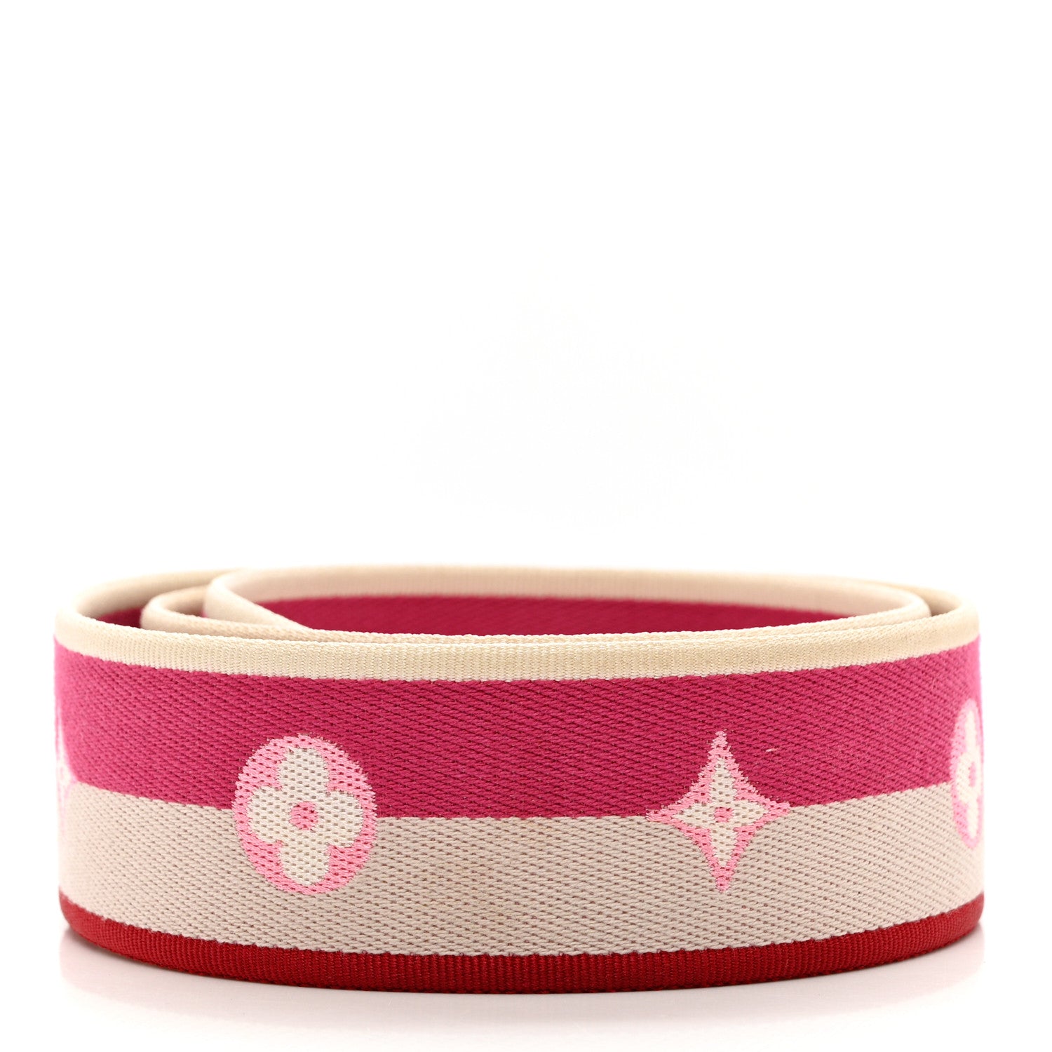 Louis Vuitton Jacquard Speedy Bandouliere 20 Shoulder Strap Fuchsia 2 of 3