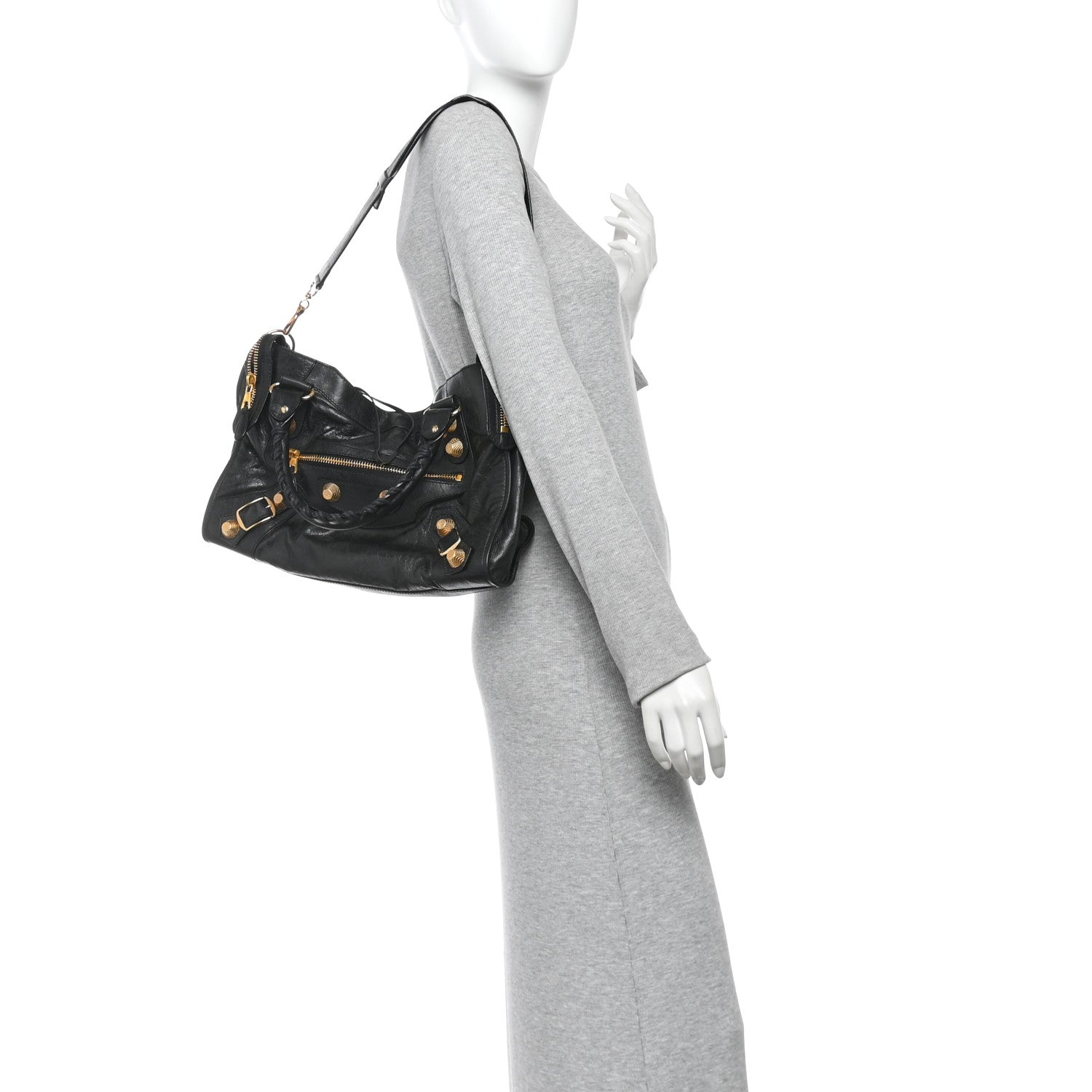Balenciaga Agneau Giant 21 Gold Hardware City Black 2 of 12