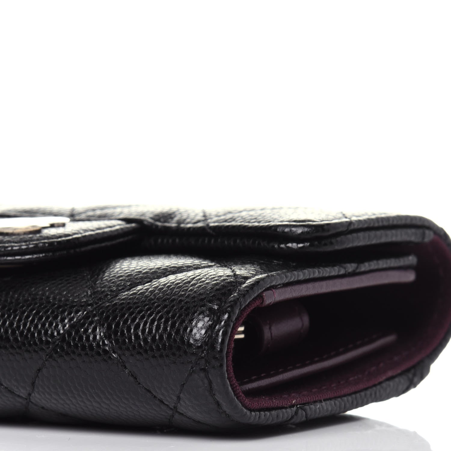 Chanel Caviar Quilted Classic 4 Key Holder Wallet Black 10 of 12
