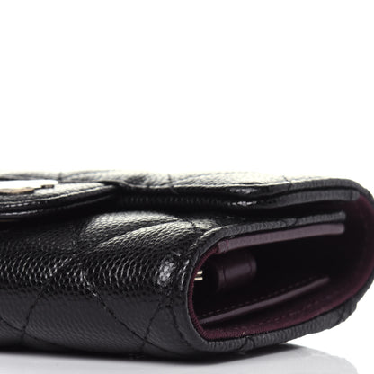 Chanel Caviar Quilted Classic 4 Key Holder Wallet Black 10 of 12
