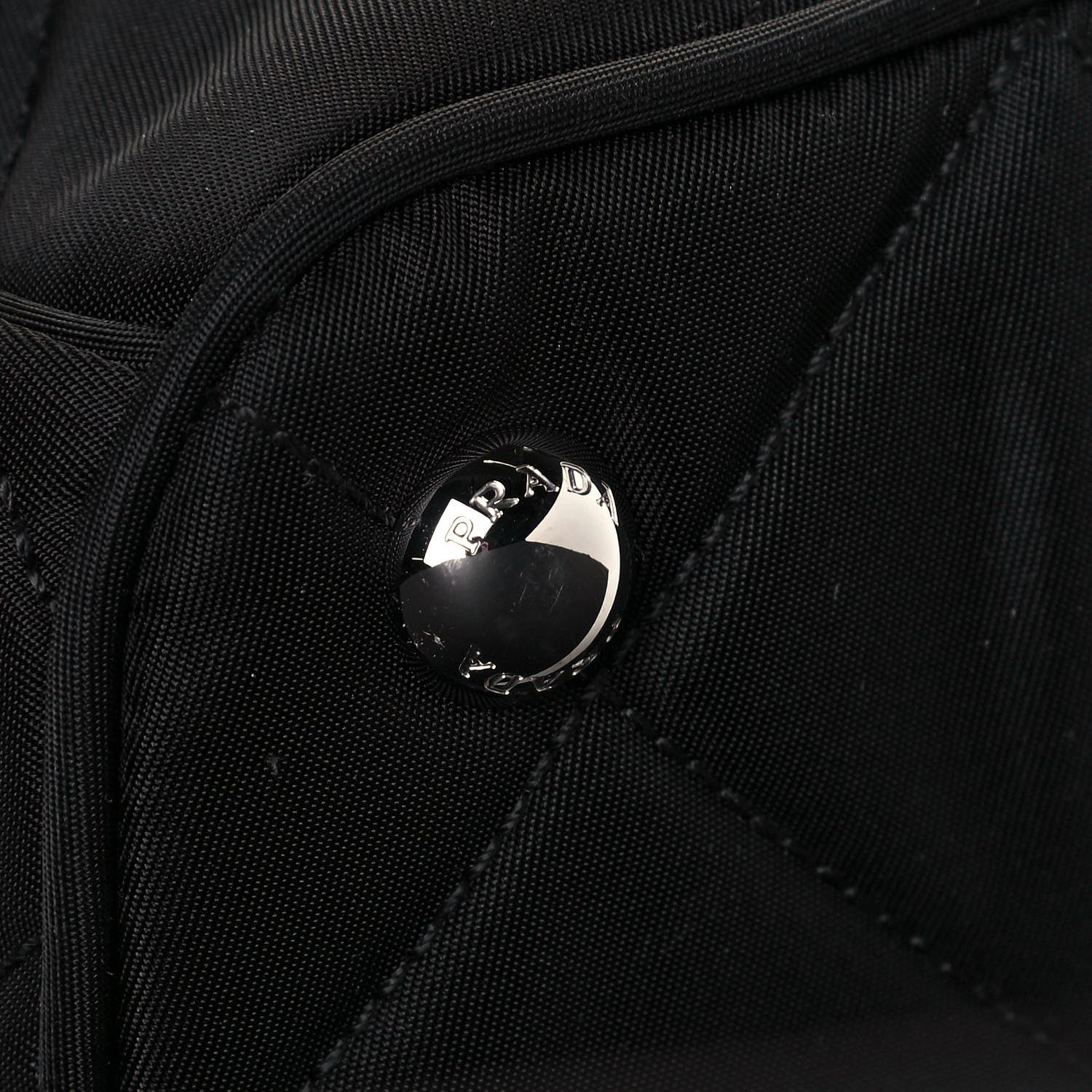 Prada Nylon Tessuto Impuntu Quilted Backpack Black 13 of 14