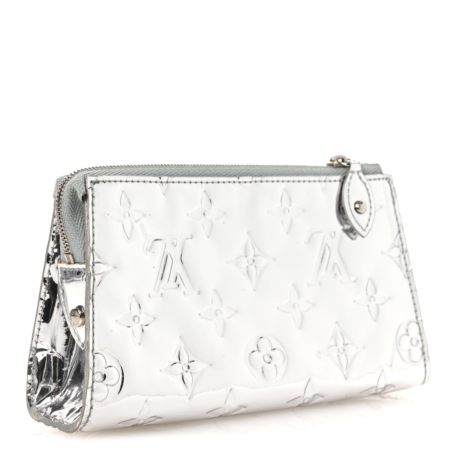 Louis Vuitton Monogram Miroir Trousse Cosmetic Bag Silver 3 of 10