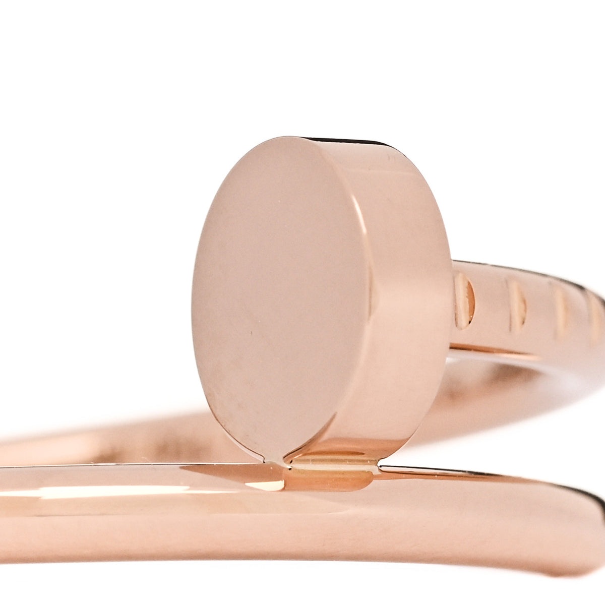 18K Pink Gold Small Juste Un Clou Ring 51 5.75