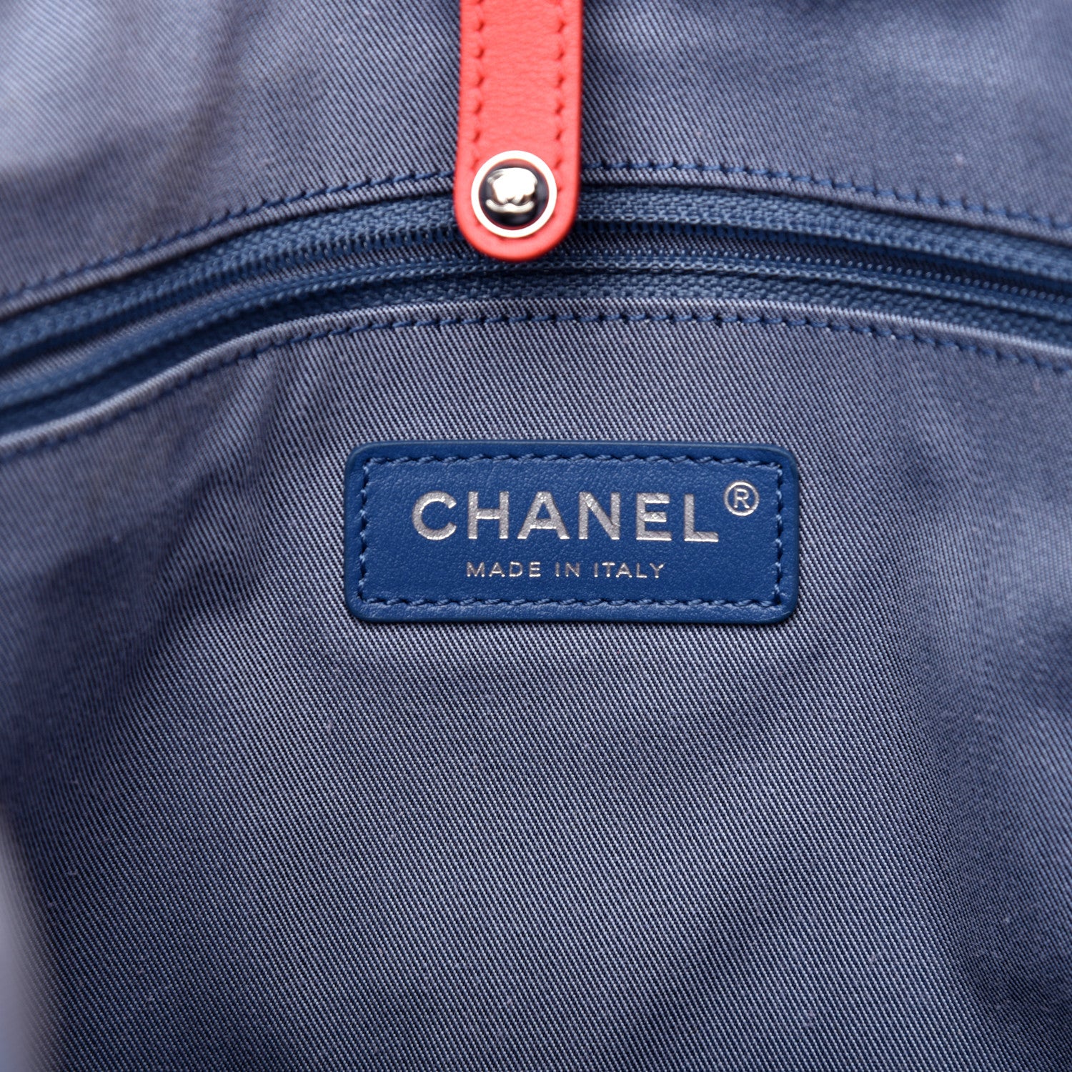 Chanel Lambskin Mixed Fibers Large Shopping Bag Red Purple White 8 of 13